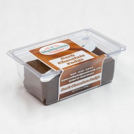 Valley Fudge, Dark Chocolate, Fresh Artisan Fudge, Real Butter, Gourmet Candy, One Pound Package