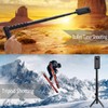 Selfie Stick Invisible Bullet Time Handle Kit with Foldable Tripod