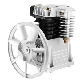 Knwigoe 3HP Air Compressor Pump Air Compressor250L/min Industrial Compressor Motor Head 2.2KW High-Spped Single Stage Twin Cylinder Aluminum