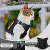 nanappice Tactical Cat Harness for Walking, Adjustable Escape Proof Pet