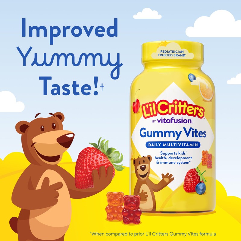 L’il Critters Gummy Vites Daily Gummy Multivitamin for Kids, Vitamin