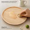ecooe Round Wooden Tray