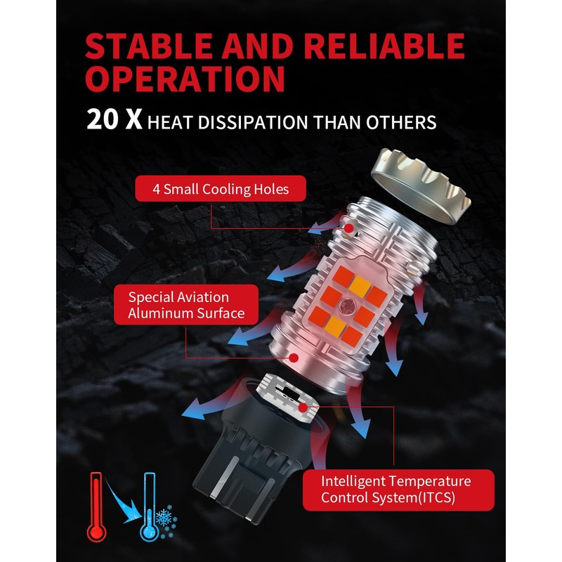 LASFIT 7443CK LED Bulb 7444CK ONLY for CK socket for