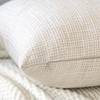 Artscope Cushion Covers Set of 2 Linen Decorative Square Pillowcases