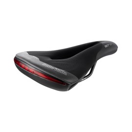 Selle Italia, ST 7 Vision Superflow, Saddle, 250 x 165mm, Unisex, 395g, Black/Hi-Viz