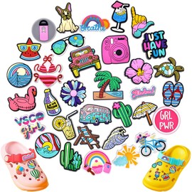42 pieces shoe pins, cartoon shoe decoration, PVC shoe charms, shoe for Crocs badges, bracelet charms, pin shoe for toddlers, bracelets, women, girls and boys, DIY crafts, Plastic, No gems