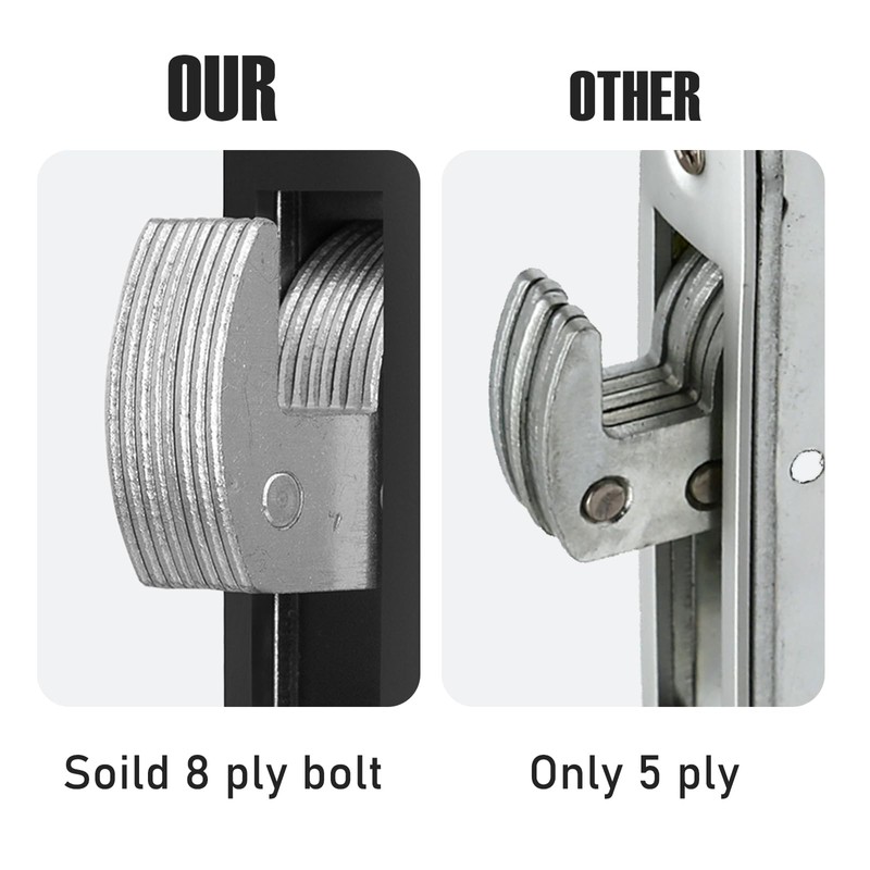 Storefront Door Lock Alsecure Commerical Mortise Lock Swing Deadbolt &