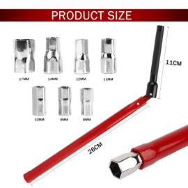QOUBNIC Faucet Wrench 8-17mm Tap Installation Tool Sink Tap Wrench Pipe Wrench Tap Wrench Undersink Tap Wrench