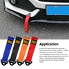 JNNJ Pack of 2 Universal Tow Loop, Car Bumper Tow
