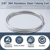 MorningRo 2 Pcs 304 Stainless Steel Tubing Coil Applied for