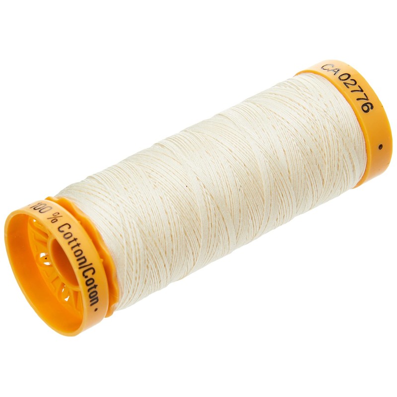 Gutermann 2T100C/919 | Cream Cotton Sewing Thread | 100m
