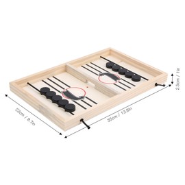 Bumper Chess Slingshot Games Toy Fast Sling Puck Winner Board Desktop Battle Classic Battle Sports Juego de mesa Juegos interactivos para el hogar Juguetes 2 en 1 SC-Children Baby Gift Niños presentes