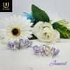 ❣️ Sweet Violet Handmade Nail Tips ✨ - Short Round