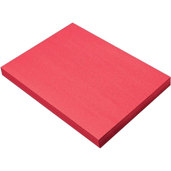 Prang (Formerly SunWorks) Construction Paper, Holiday Red, 9" x 12", 100 Sheets