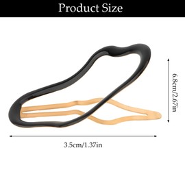 Oblihumoy 10Pcs Snap Hair Clips for Women Girls Fashion Hair Barrettes Styling Accessories