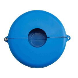 Brady Hinged Gate Valve Lockout, Blue, for 6-1/2" - 10" Valve Handle Diameters