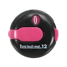 PATIKIL Golf Score Counter, Mini Golf Shot Stroke Attachment Counter Clicker Clip for Golfers Glove Bag Hat, Black Pink