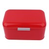 Retro Metal Bread Box for Kitchen Counter - Large Capacity