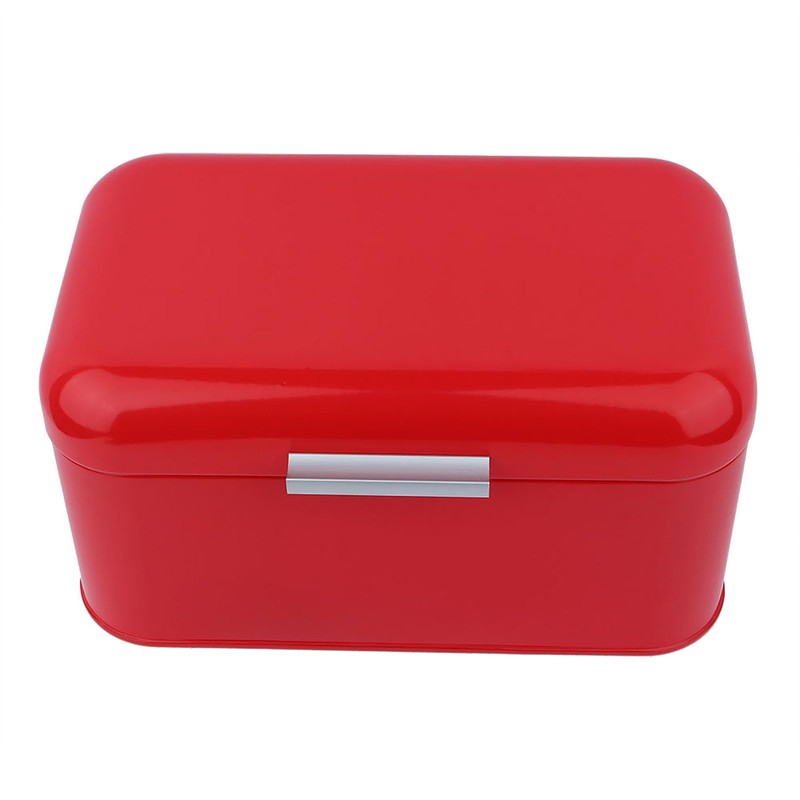 Retro Metal Bread Box for Kitchen Counter - Large Capacity