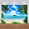 CHAIYA 7x5ft Summer Beach Theme Backdrop Hawaii Beach Backdrop Tropical