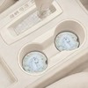 Ceramic Car Coasters, 2 Pack, 2.64" Absorbent Car Cup Holder