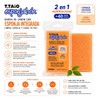 10 Piezas Esponjabon Anti Acne 2 En 1 Jabon en