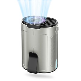 Portable Waist Fan, Shirt Fans Rechargeable with 25H Battery Life, 4 Speed Powerful Belt Fan with 6600 RPM Personal Cool Clip Fans Under Shirt for Men Women Farm Work Outdoor Hiking - Grey