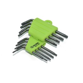 8Pcs Small Torx Wrench Star Key Set, T5 T6 T7 T8 T9 T10 T15 T20 Torx Security Screwdriver for Game Console Controller Laptop HDD Repair