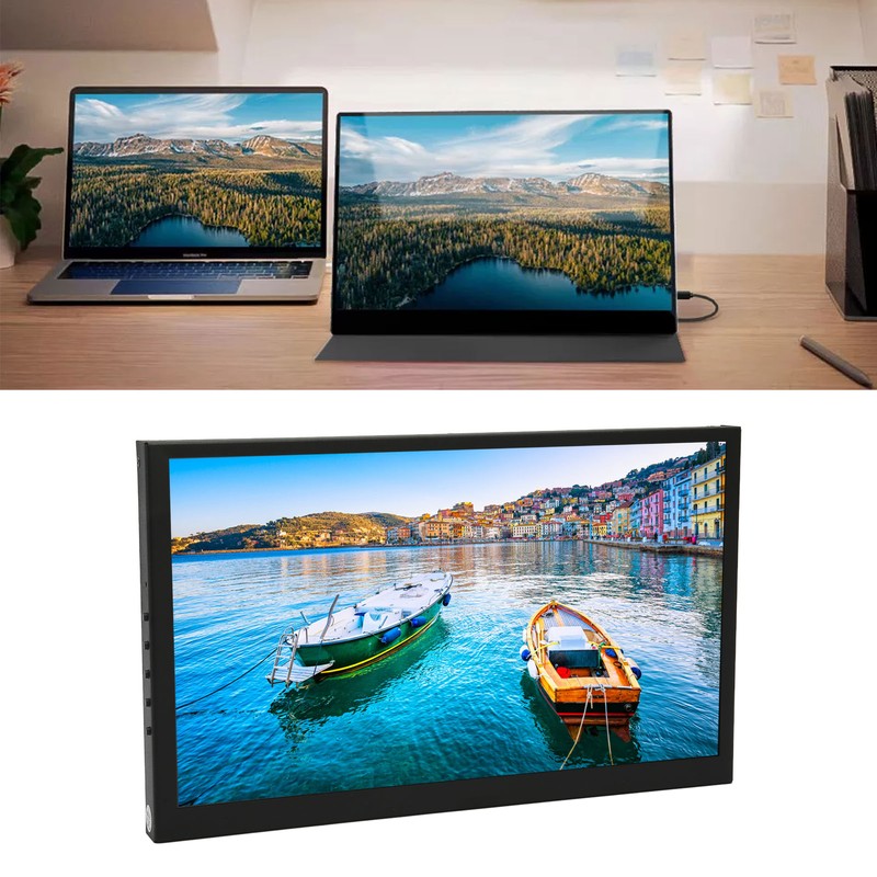 10.1 Inch Touchscreen Monitor HD 1024x600 Portable Laptop Second Screen