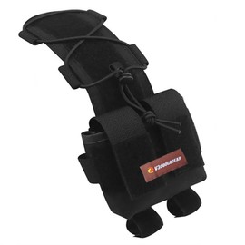 V3COOGOGEAR Tactical Helmet Counterweight MK2 Battery Pouch Removable Versatility Balance Weight Bag NVG Battery Pack Case for Airsoft (Black)