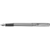 Diplomat Traveller Fine Steel Nib Fountain Pen - Stainless Steel
