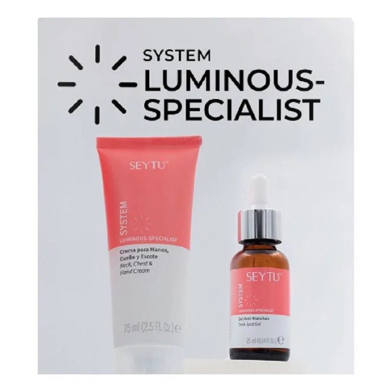 System Luninous Gel Facial Anti-manchas, Crema:manos, Cuello Mixta Noche