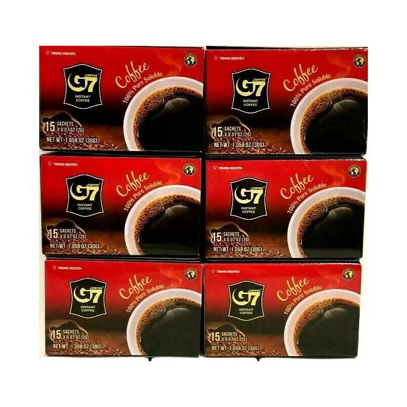 Trung Nguyen G7 G7 Pure Black Instant Vietnamese Coffee 15