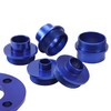KATSU 10Pcs Aluminum Alloy Router Guide Bush Bushing Set, Metric