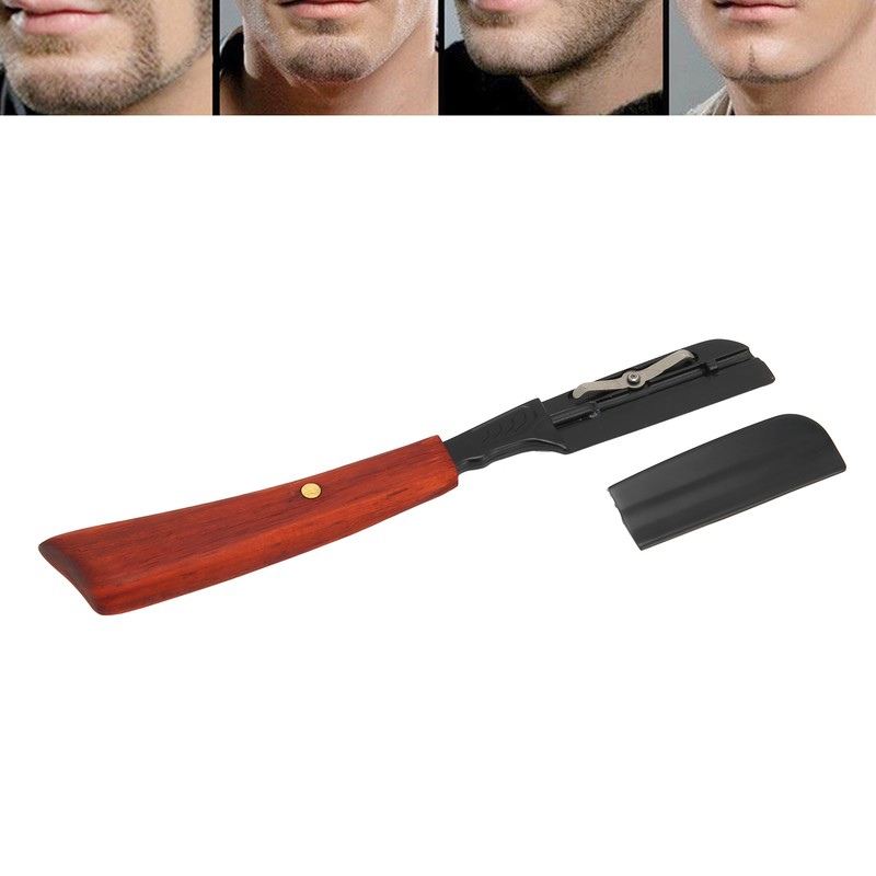 Straight Handle Razor Zinc Alloy Japanese Straight Edge Barber Razor