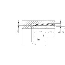 Heco MM Plus countersunk, Multi-Monti Screw Anchor with Approval, 48511
