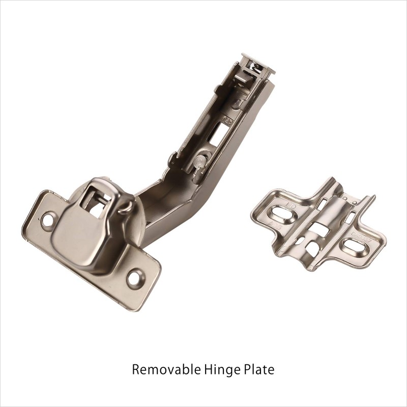Furniware Pack of 2 Hinges, 135 Degree Corner Folding, Curved