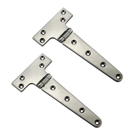 2 Pieces of 316 SS Marine GradeHeavy Duty T Hinge 8'' x 4"Casting Hinge for Boat& AUTO