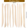 10Pcs Wooden Clay Sculpting Tools Double Ended Clay Modeling Tools