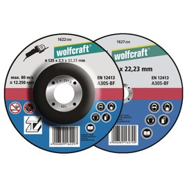 wolfcraft 1 Cutting Disc 115 x 2.5 x 22.2 mm