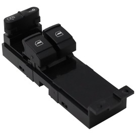 MCamooer Window Regulator Switch for Golf MK4 Leon 1 1J3 959 857 Electronic Window Regulator Switch Knob 1J3959857 for Skoda Passat Fabia Octavia Front Left