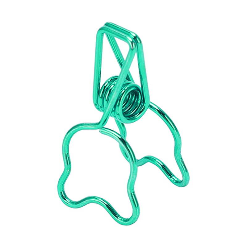 100pcs Small Binder Clips Multipurpose Innovative Little Bear Shape Strong