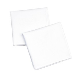 [19 inch] Handkerchief, White, Wedding Handkerchief, Men's, Women's, Made in Japan, Unisex, Unisex, Simple, Formal, White Handkerchief, 100% Cotton, Water Absorption, Funerals, Night Out, Farewell