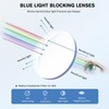 Zeelool Chic Oversized Thick Square Blue Light Blocking Glasses for