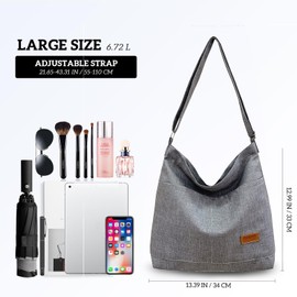 COOLOME Canvas Tote Bag for Woman Messenger Bag Crossbody Bag Travel Beach Bag Cute Shoulder Bag Handbag
