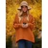 ANRABESS Women's Long Sleeve Turtle Neck Knitted Oversized Pullover Sweater