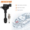 DRIVESTAR UF401 Iridium Spark Plug Ignition Coil Pack Compatible for