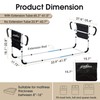 goodleben Double Bed Rail for Elderly Adults Safety, Adjustable Bed