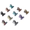 10pcs Colored Hinge Clips Dustproof Rustproof Electroplated Metal Hinge Clips