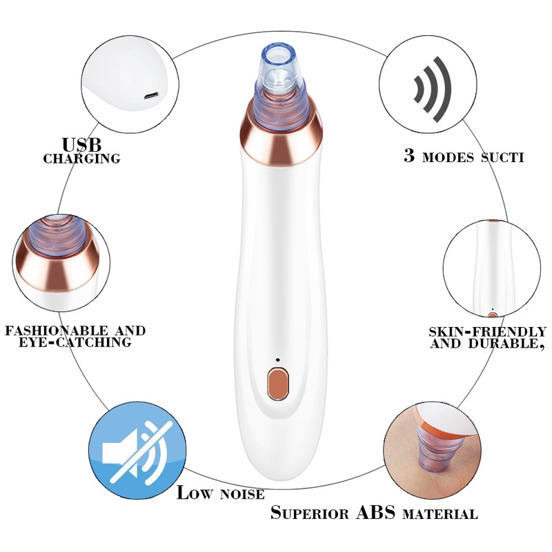 Vacuum Blackhead Suction Acne Removal Electric Pore Cleaner Skin Care